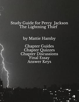 Paperback Study Guide for Percy Jackson The Lightning Thief Book