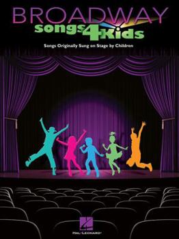 Paperback Broadway Songs 4 Kids: Piano/Vocal/Guitar Book