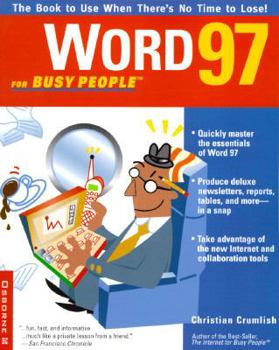 Paperback Word 97 for Busy People Book