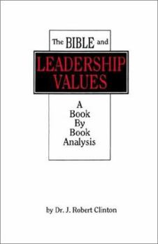 Paperback The Bible and Leadership Values Book