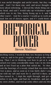Hardcover Rhetorical Power Book
