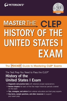 Paperback Master The(tm) Clep(c) History of the United States I Exam Book
