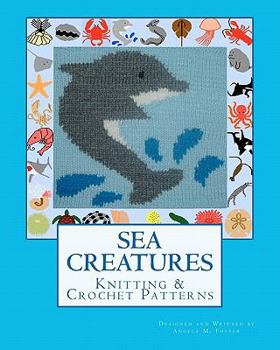 Paperback SEA CREATURES Knitting & Crochet Patterns Book