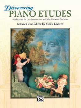 Paperback Discovering Piano Etudes: 9 Selections for Late Intermediate to Early Advanced Students Book
