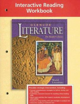 Paperback Glencoe Literature Interactive Reading Workbook: The Reader's Choice: World Literature Book