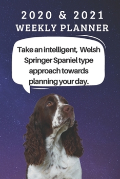 Paperback 2020 &2021 Two-Year Weekly Planner For Welsh Springer Spaniel Dog Owner - Cute Appointment Book Gift - Two Year Agenda Notebook: Starts November 2019 Book