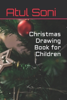 Paperback Christmas Drawing Book for Children Book