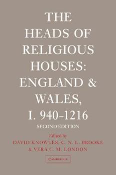 Paperback The Heads of Religious Houses Book