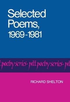 Hardcover Selected Poems, 1969-1981 (Pitt Poetry Series) Book