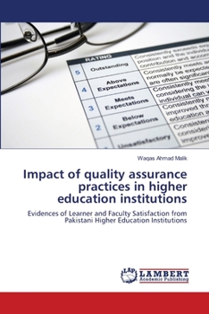 Paperback Impact of quality assurance practices in higher education institutions Book