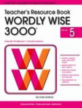 Textbook Binding Wordly Wise 3000, Book 5: Teacher's Resource Book