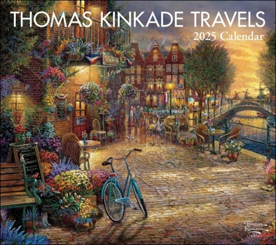 Calendar Thomas Kinkade Travels 2025 Deluxe Wall Calendar Book