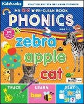 Hardcover My Big Wipe-Clean Phonics Book