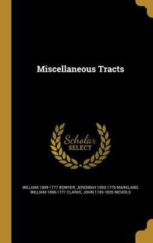 Hardcover Miscellaneous Tracts Book