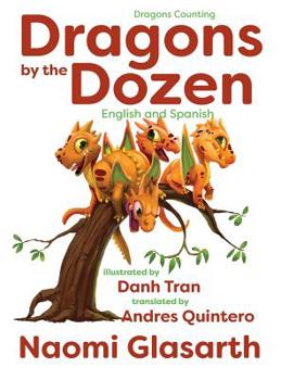 Hardcover Dragons by the Dozen: English and Spanish Book