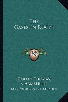 Paperback The Gases In Rocks Book