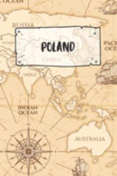 Poland: Dotted Travel Diary Notebook or Journey Dotted Grid Journal - Holiday Trip Pocketbook for Men and Women with Dots