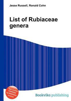 Paperback List of Rubiaceae Genera Book