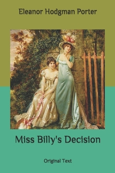 Paperback Miss Billy's Decision: Original Text Book