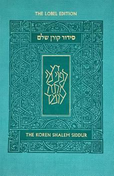 Paperback Koren Shalem Siddur with Tabs, Compact, Turquoise Book