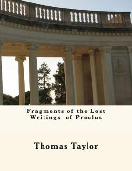 Paperback Fragments of the Lost Writings of Proclus Book