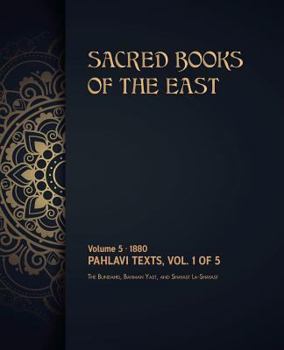 Paperback Pahlavi Texts: Volume 1 of 5 Book