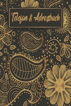 Telefon und Adressbuch: Telefon - und Adressbuch für Ihre Adressen, Kontakte und Telefonnummern. Einfaches Organiesieren dank Register. Design