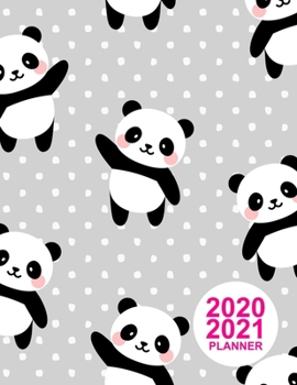 Paperback 2020 2021 Planner: Simple Colorful Design Book, 8.5" x 11" Two Year 2020-2021 Calendar Planner, Monthly Schedule Organizer (24 Months Act Book