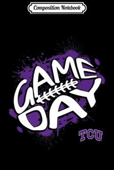 Composition Notebook: Tcu Horned Frogs Game Day Heart Premium  Journal/Notebook Blank Lined Ruled 6x9 100 Pages