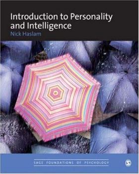 Paperback Introduction to Personality and Intelligence Book