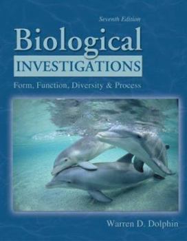 Spiral-bound Biological Investigations: Form, Function, Diversity, and Process Book