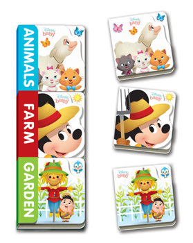 Board book Disney Baby: Animals, Farm, Garden Book