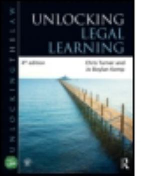 Paperback Unlocking Legal Learning Book