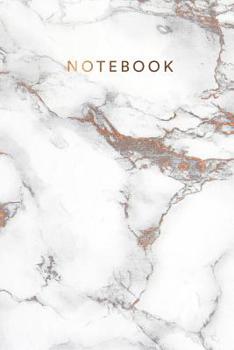 Notebook: Beautiful bronze rose marble ? Personal notes ? Daily diary ? Office supplies |  6 x 9 - Regular size notebook | 120 pages | College ruled (Bronze marble small)