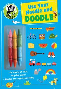Paperback Use Your Noodle and Doodle [With 3 Crayons] Book