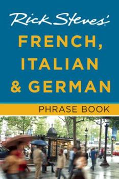 Paperback Rick Steves' French, Italian & German Phrase Book