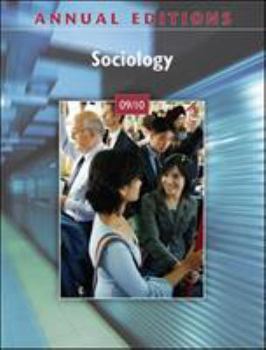 Paperback Annual Editions: Sociology 09/10 Book