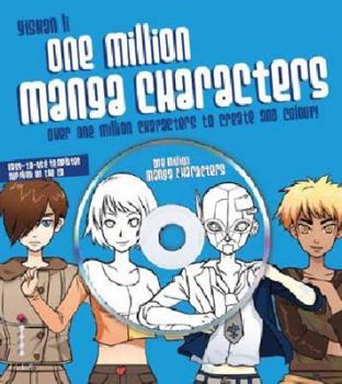 Paperback ONE MILLION MANGA CHARACTERS /ANGLAIS Book
