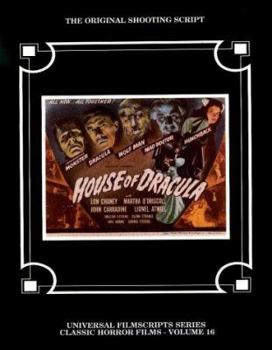 Paperback Magicimage Filmbooks Presents House of Dracula: The Original Shooting Script Book