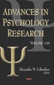Hardcover Advances in Psychology Research Book