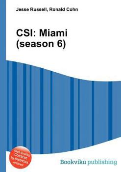 Paperback Csi: Miami (Season 6) Book