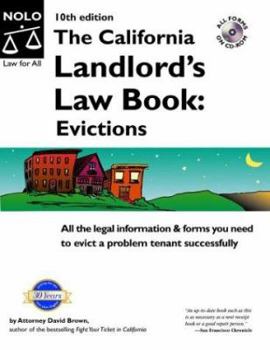 Paperback California Landlord's Law Book: Evictions "With CD," the [With CDROM] Book
