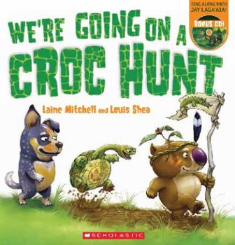 Paperback We're Going on a Croc Hunt Book + CD Book