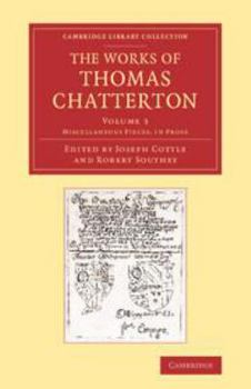 Electronics The Works of Thomas Chatterton: Volume 3 Book