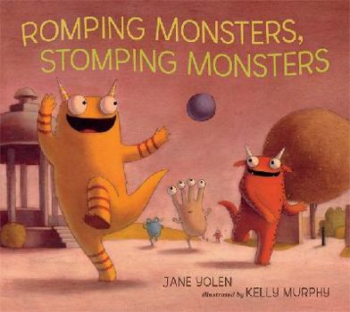Hardcover Romping Monsters Stomping Monsters Book