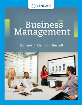 Paperback Student Activity Guide for Burrow/Kleindl's Business Management, 14th Book