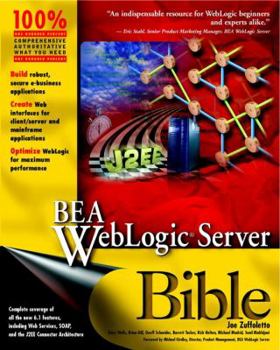 Paperback BEA Weblogic Server Bible Book