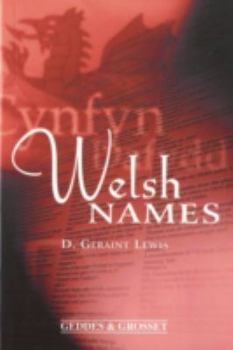 Paperback Welsh Names Book