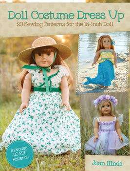 Paperback Doll Costume Dress Up: 20 Sewing Patterns for the 18-Inch Doll [With CDROM] Book