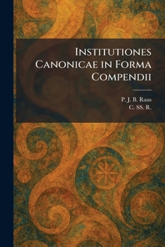 Paperback Institutiones Canonicae in Forma Compendii Book